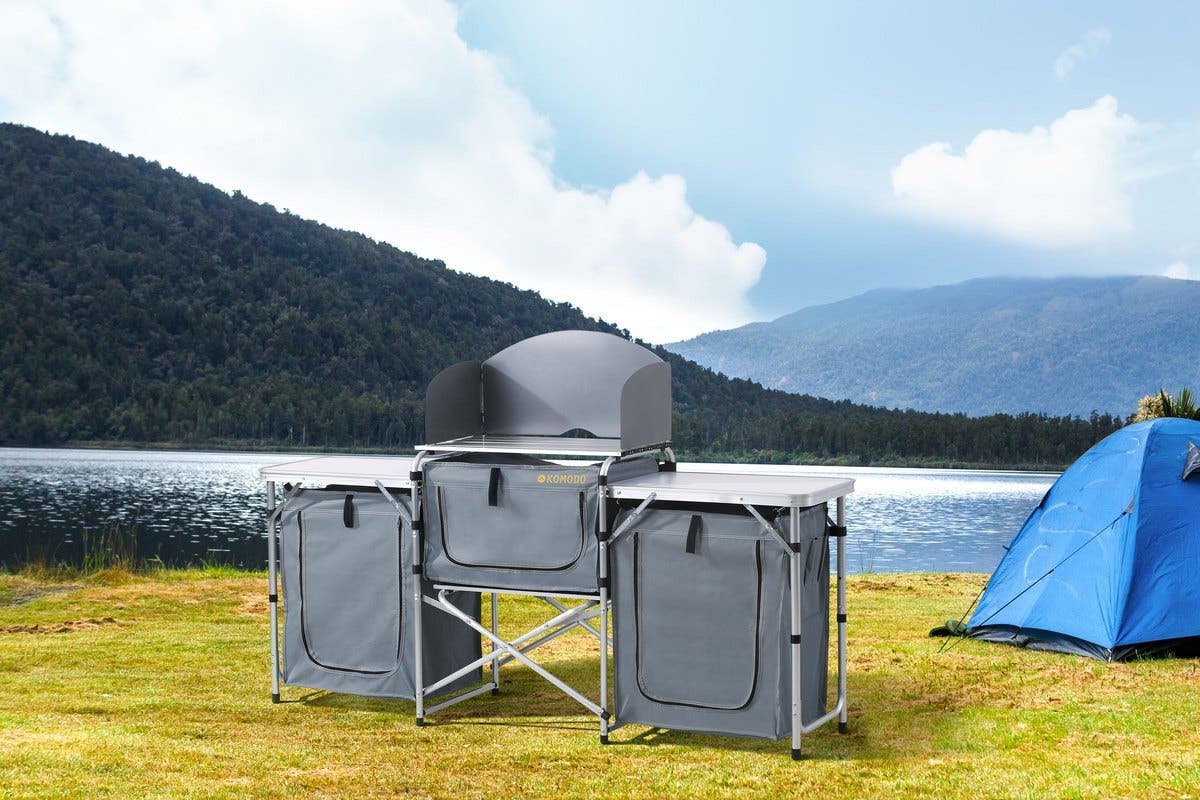 Komodo Deluxe Foldable Camping and Caravanning Kitchen | Auzzi Store