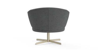 Brosa Kubrick Swivel Accent Chair (Moody Grey)