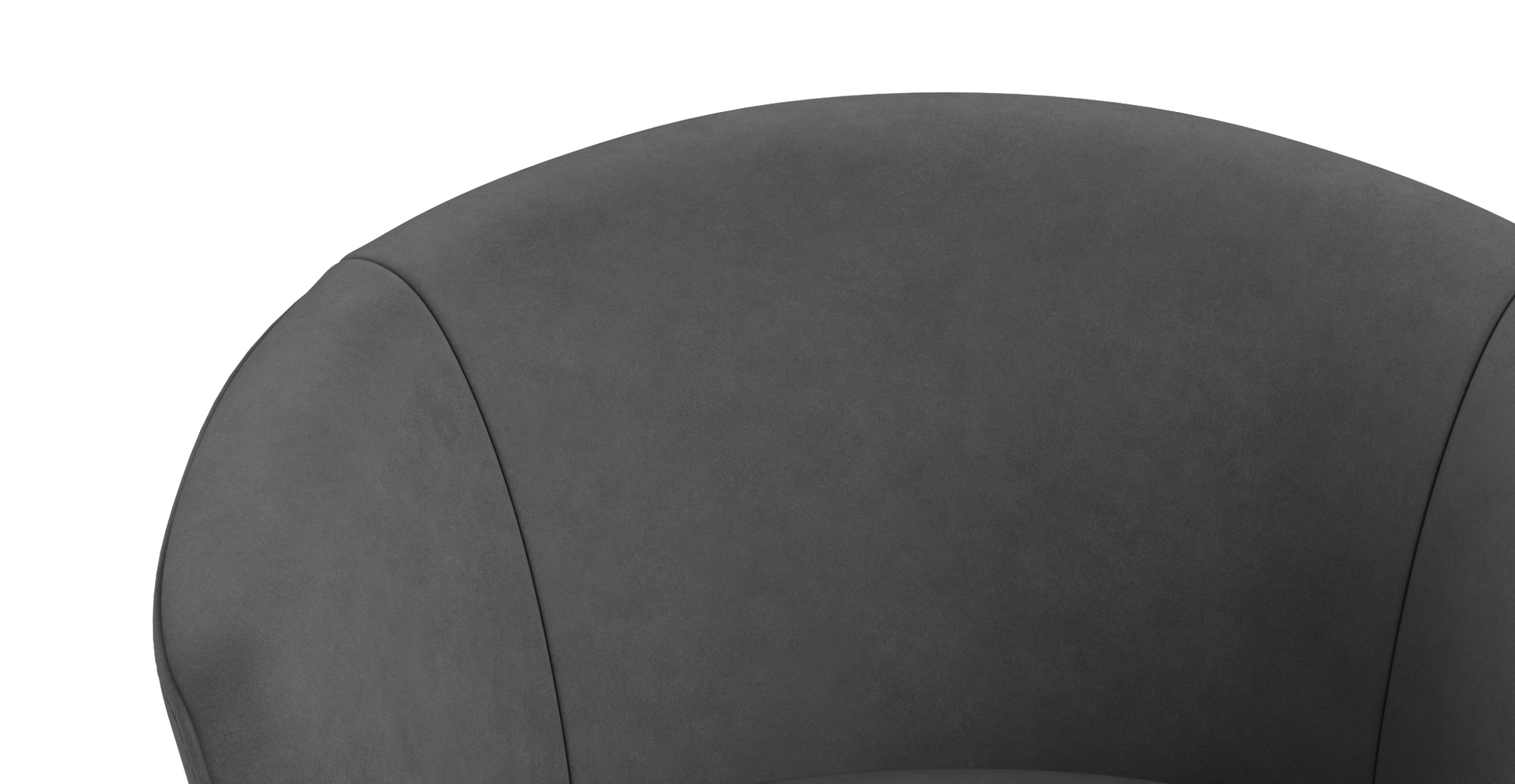 Brosa Kubrick Swivel Accent Chair (Moody Grey)