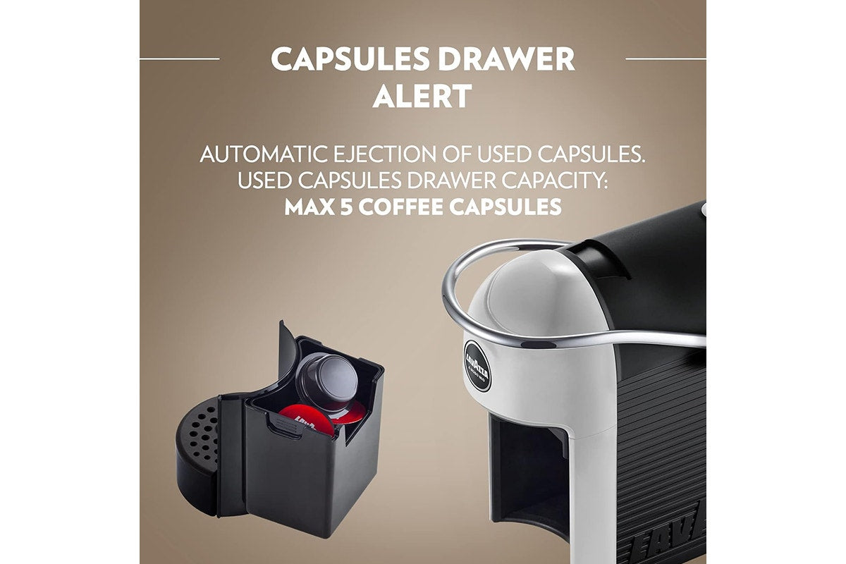 Lavazza A Modo Mio Jolie Coffee Machine with Milk Easy Frother