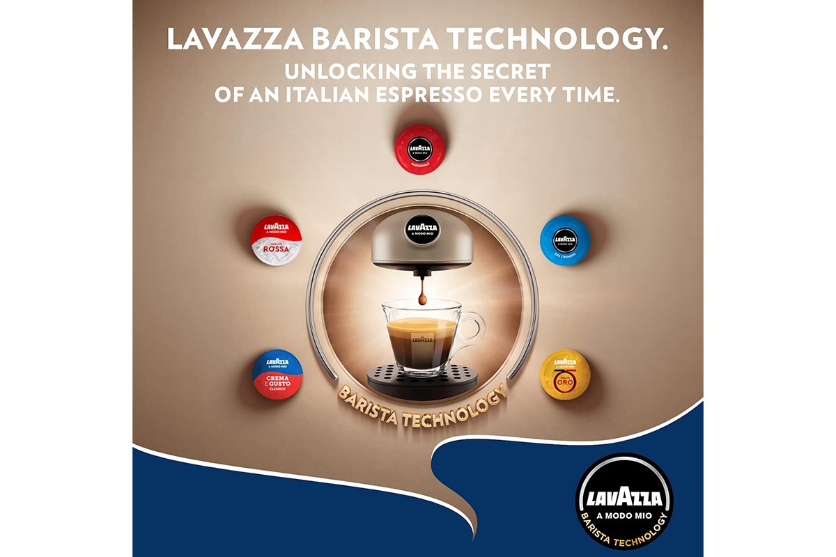 Lavazza A Modo Mio Jolie & Milk Capsule Coffee Machine (Black)