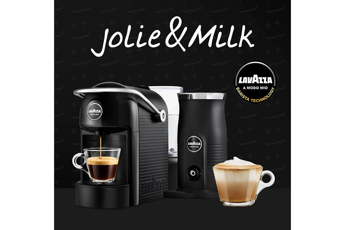 Lavazza A Modo Mio Jolie & Milk Capsule Coffee Machine (Black)
