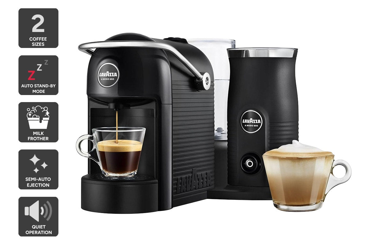Lavazza A Modo Mio Jolie & Milk Capsule Coffee Machine (Black)