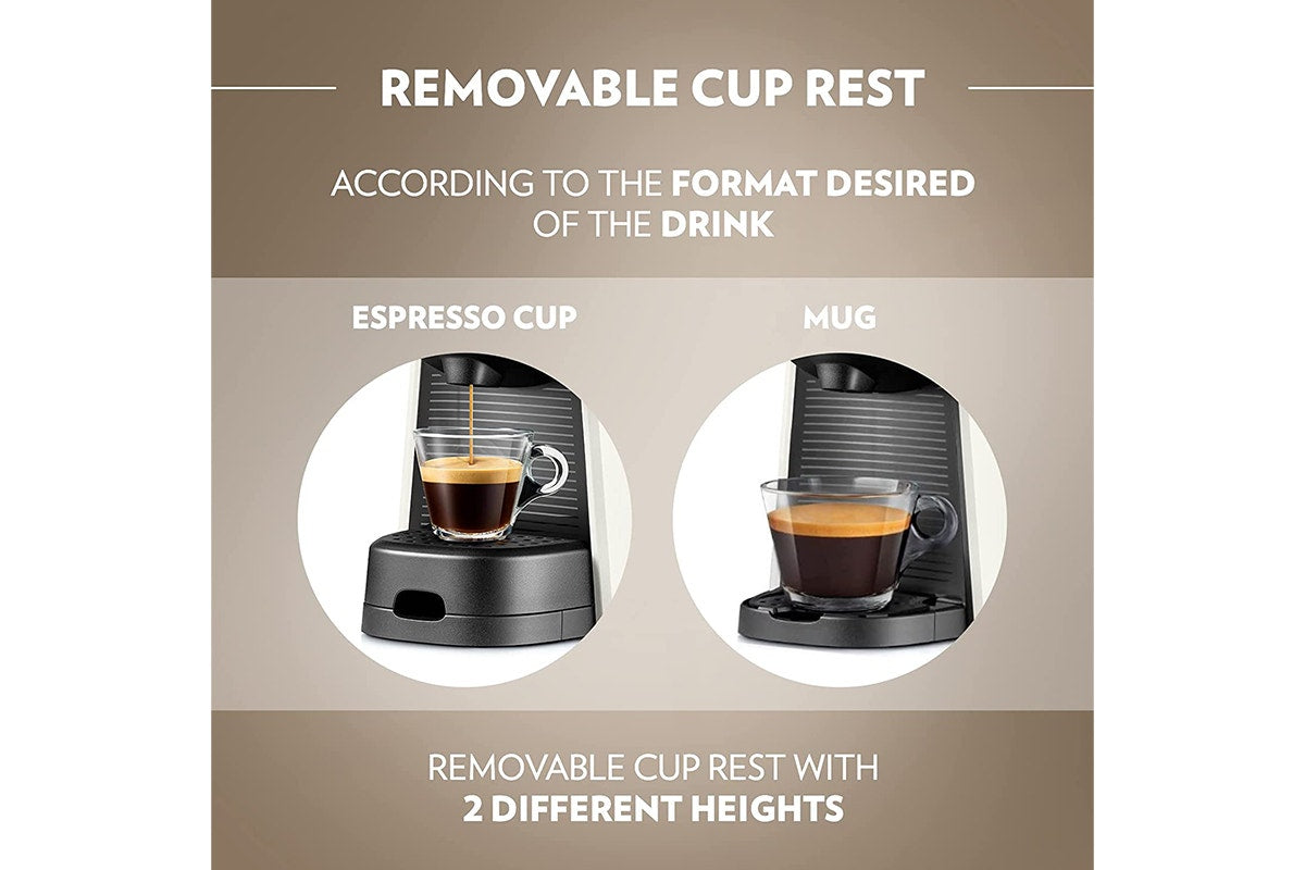 Lavazza A Modo Mio Tiny Eco Coffee Machine (White)