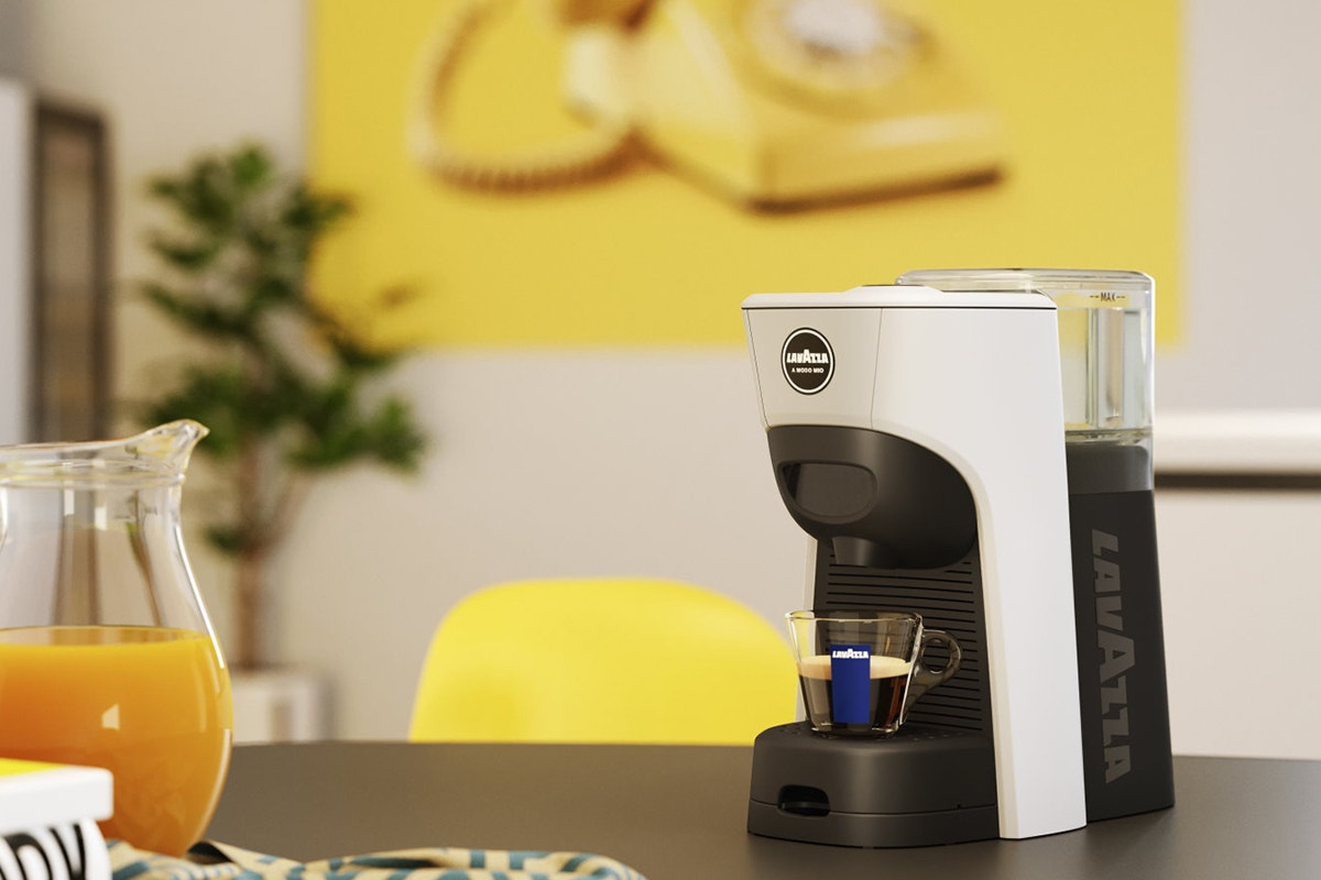 Lavazza A Modo Mio Tiny Eco Coffee Machine (White)