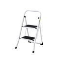 Giantz 2 Step Ladder, Folding Steel, 150kg Capacity, Non-Slip, Lightweight, Indoor/Outdoor