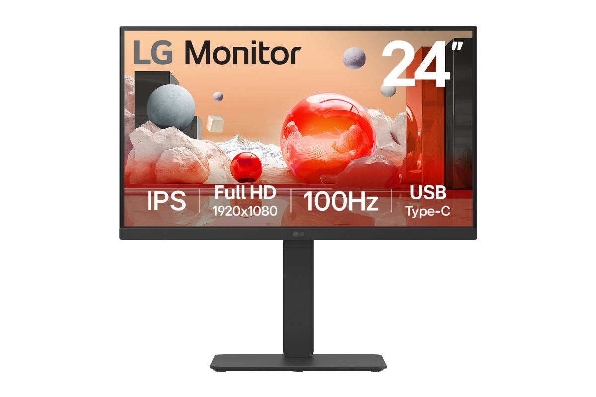 LG 24" Full HD 100Hz IPS USB-C Monitor