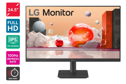 LG 24.5" Full HD IPS 100Hz Monitor - 25MS500