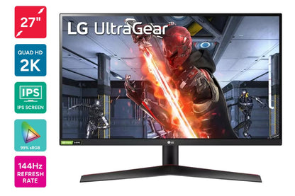 LG 27" UltraGear QHD 144Hz Gaming Monitor (27GN800-B)