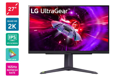 LG 27'' UltraGear QHD 165Hz Gaming Monitor (27GR75Q-B)