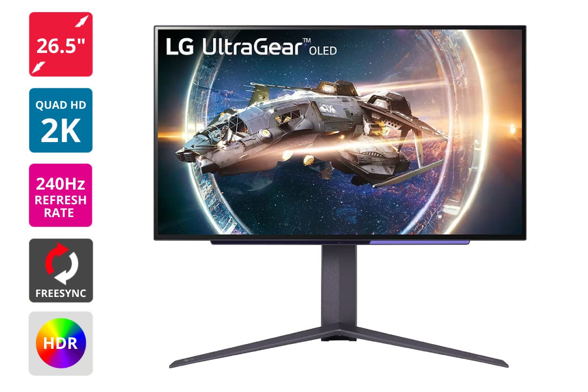 LG UltraGear 26.5" QHD 240Hz OLED Gaming Monitor (27GR95QE-B)