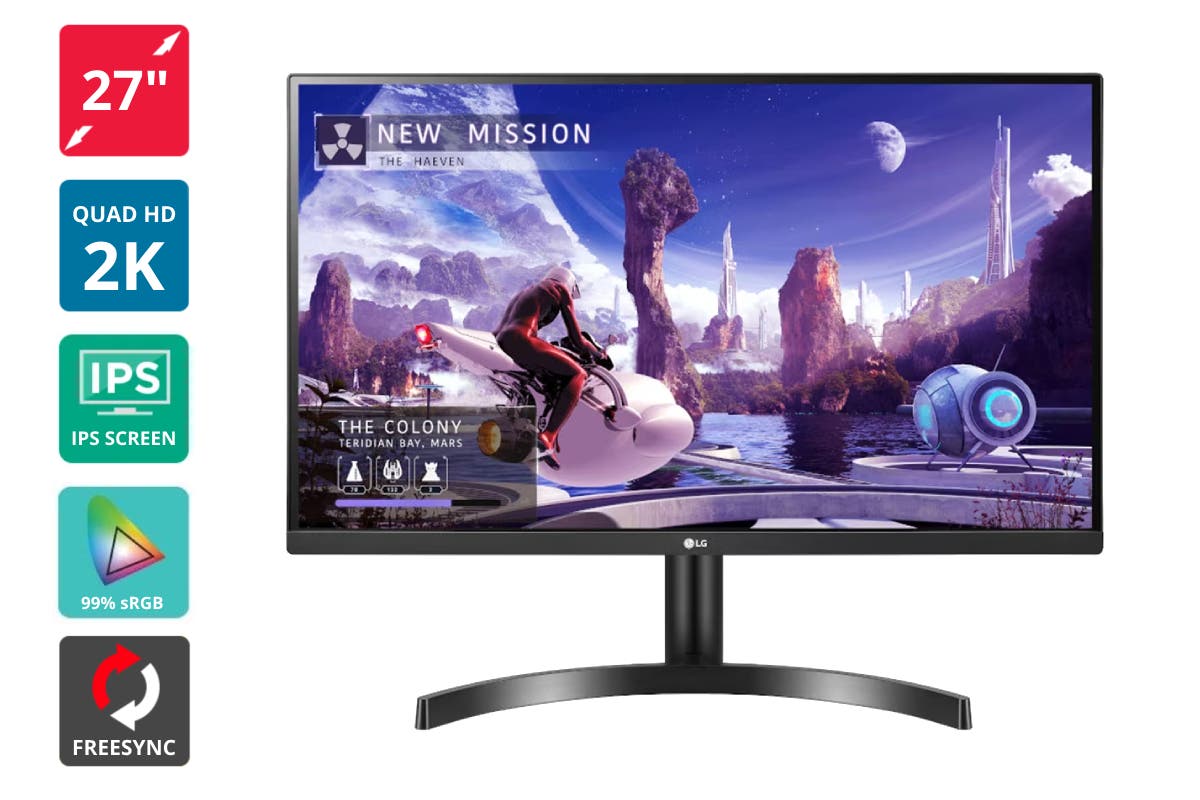 LG 27" QHD FreeSync LED Monitor (27QN600)