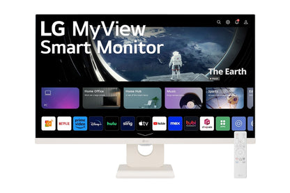 LG 27" Full HD IPS Smart Monitor with webOS 23 (27SR50F-W)