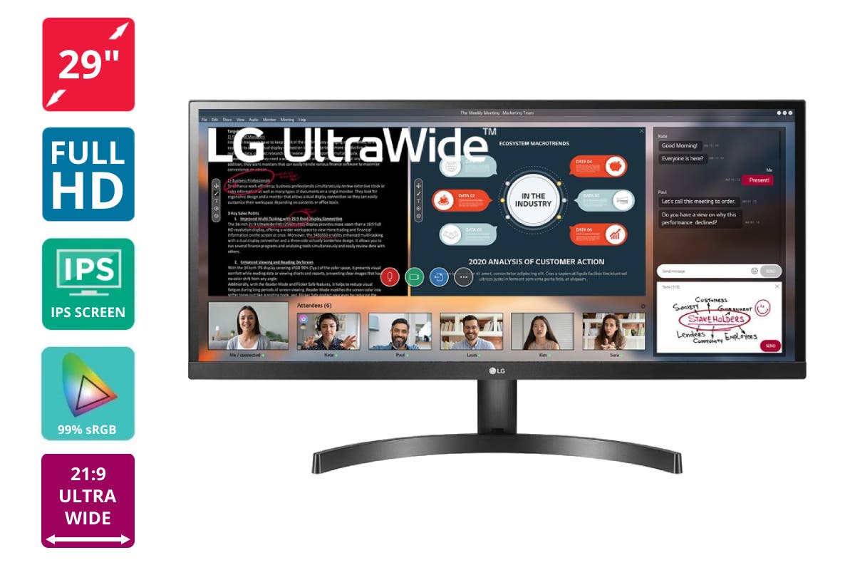 LG 29" UltraWide Full HD IPS Monitor (29WL500)