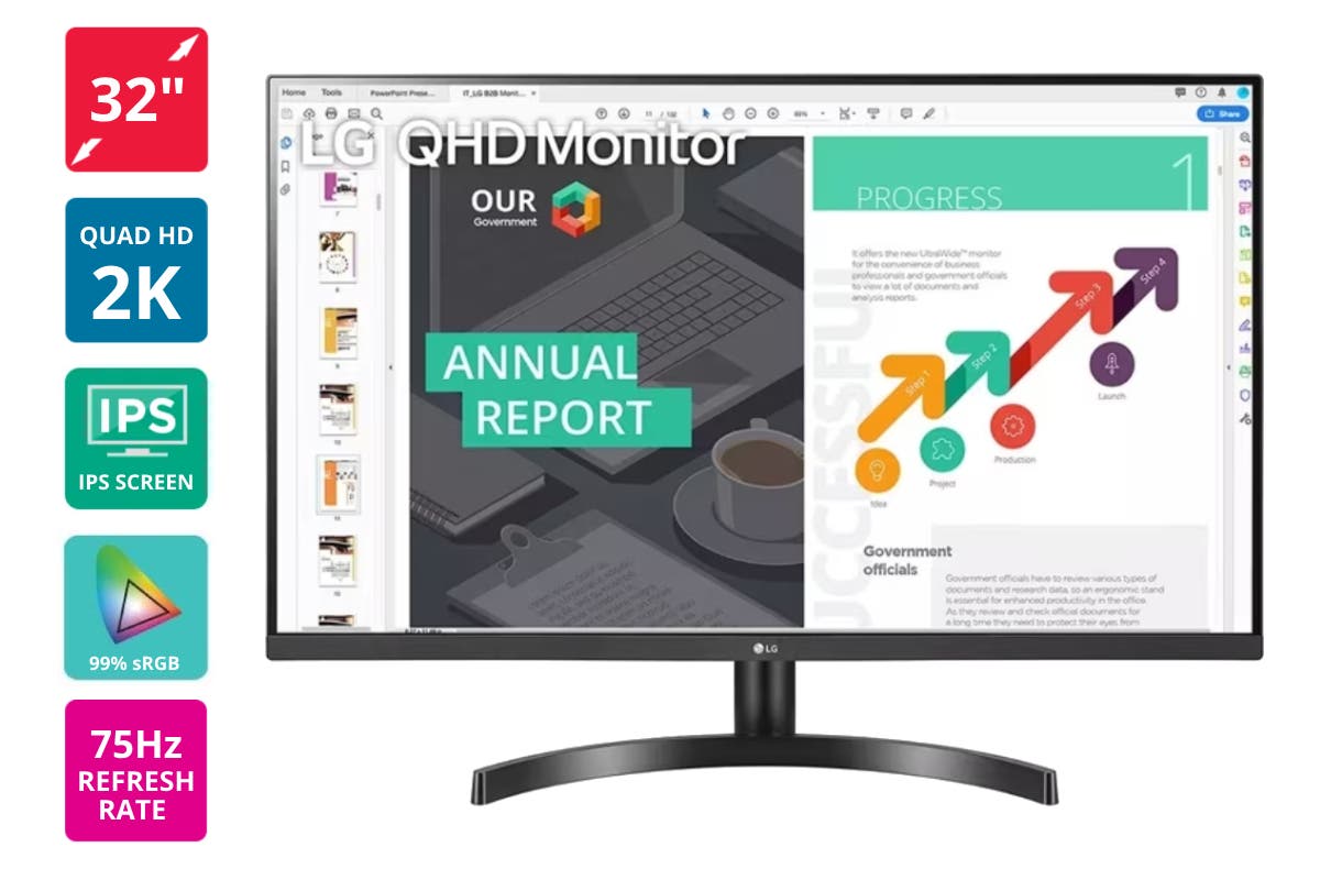 LG 32" QHD FreeSync LED Monitor (32QN600)