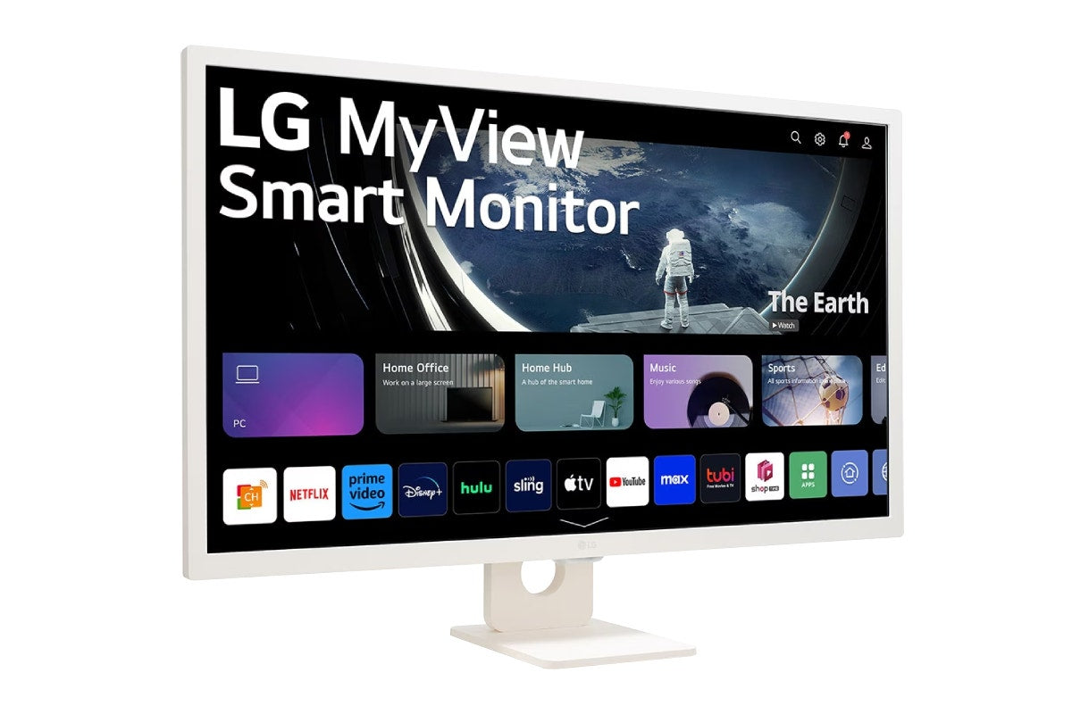 LG 32" Full HD IPS Smart Monitor with WebOS 23 (32SR50F-W)