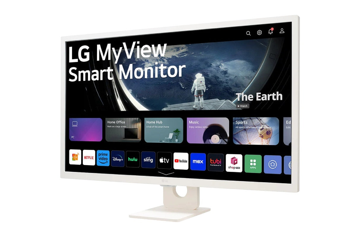 LG 32" Full HD IPS Smart Monitor with WebOS 23 (32SR50F-W)