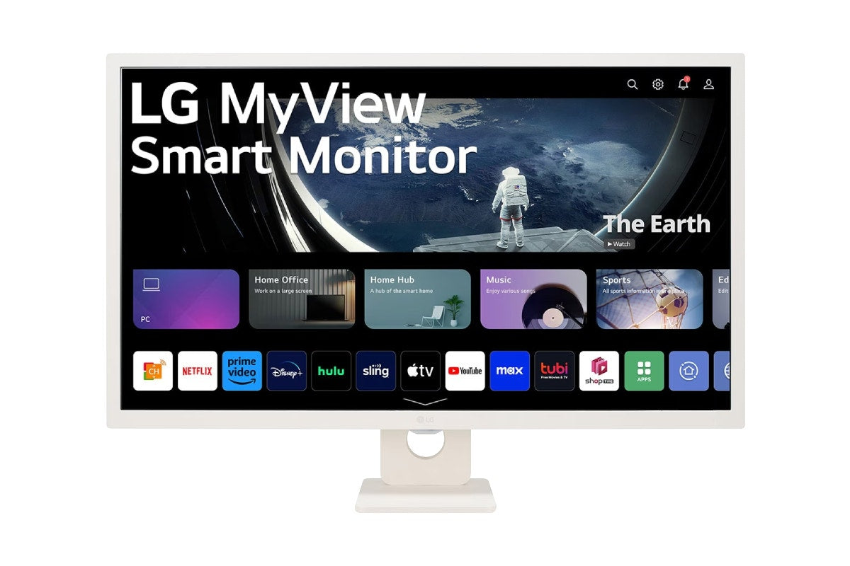 LG 32" Full HD IPS Smart Monitor with WebOS 23 (32SR50F-W)