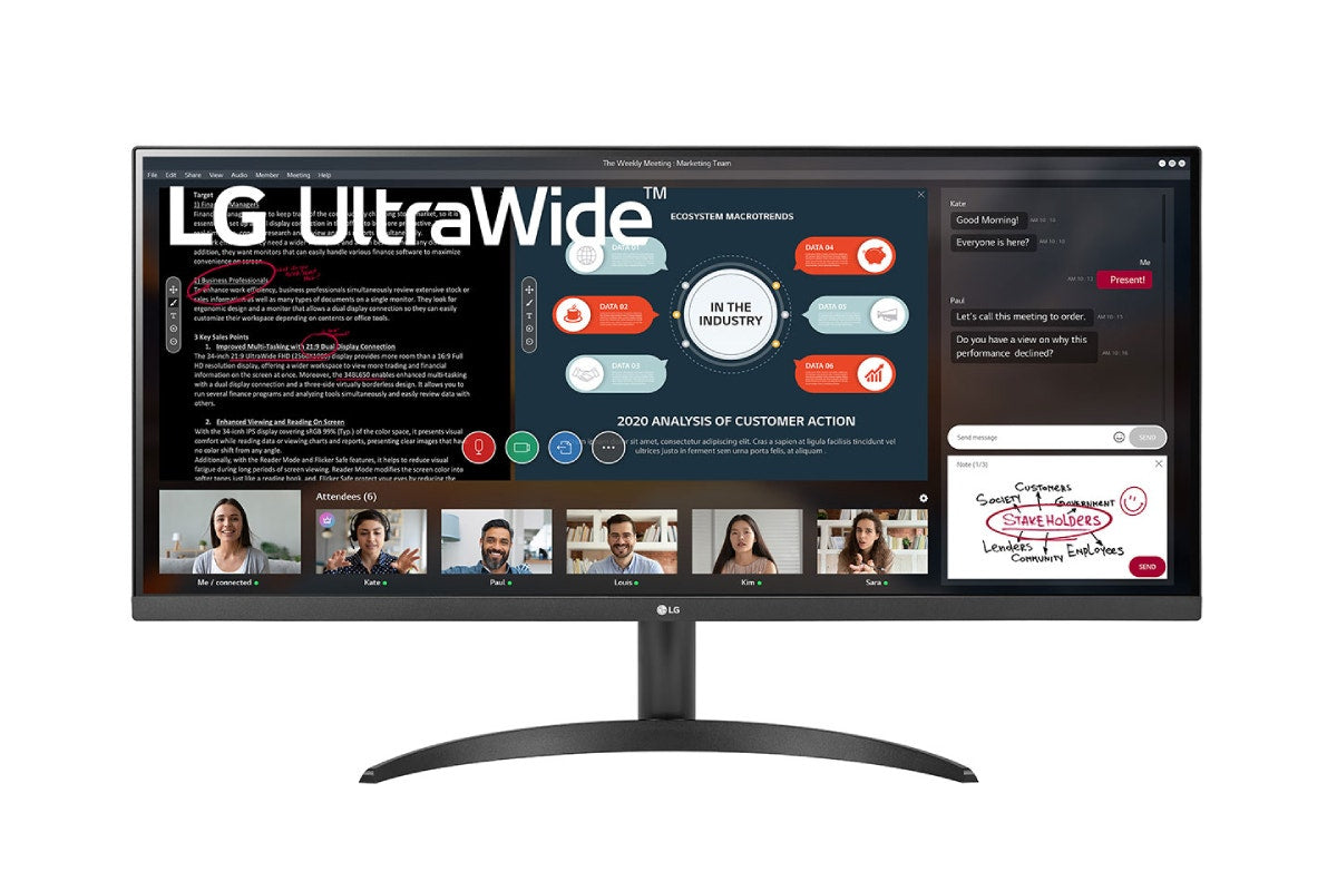 LG 34" UltraWide Full HD 75Hz FreeSync Monitor (34WP500)