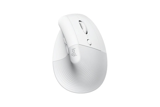 Logitech Lift Vertical Ergonomic Mouse (Pale Grey) - Auzzistore