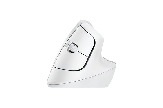 Logitech Lift Vertical Ergonomic Mouse (Pale Grey) - Auzzistore