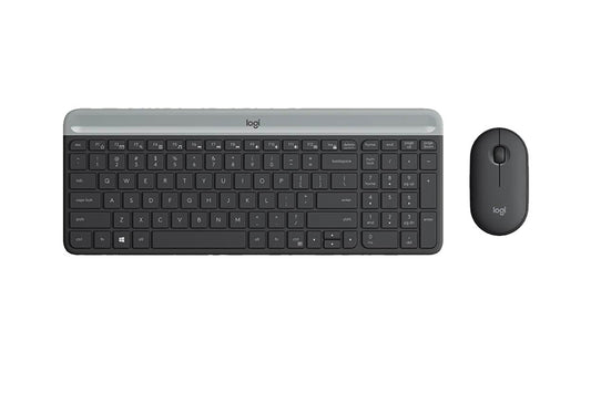Logitech MK470 Slim Wireless Mouse & Keyboard Combo - Graphite (920-009182) - Auzzistore