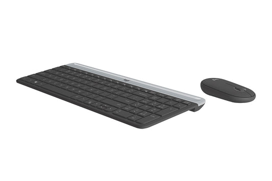 Logitech MK470 Slim Wireless Mouse & Keyboard Combo - Graphite (920-009182) - Auzzistore