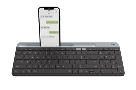 Logitech K580 Slim Wireless Keyboard - Graphite (920-009210) - Auzzistore
