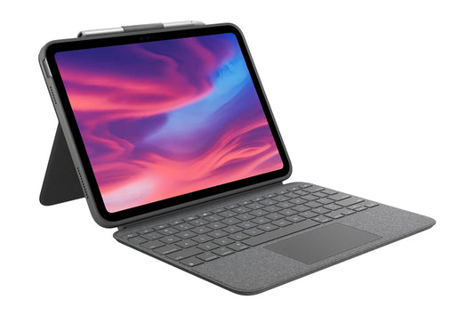 Logitech Combo Touch Case for iPad (10th Gen, Grey)