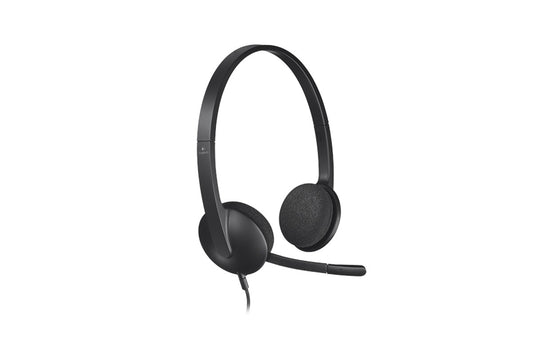 Logitech H340 USB Headset - Black (981-000477) - Auzzistore