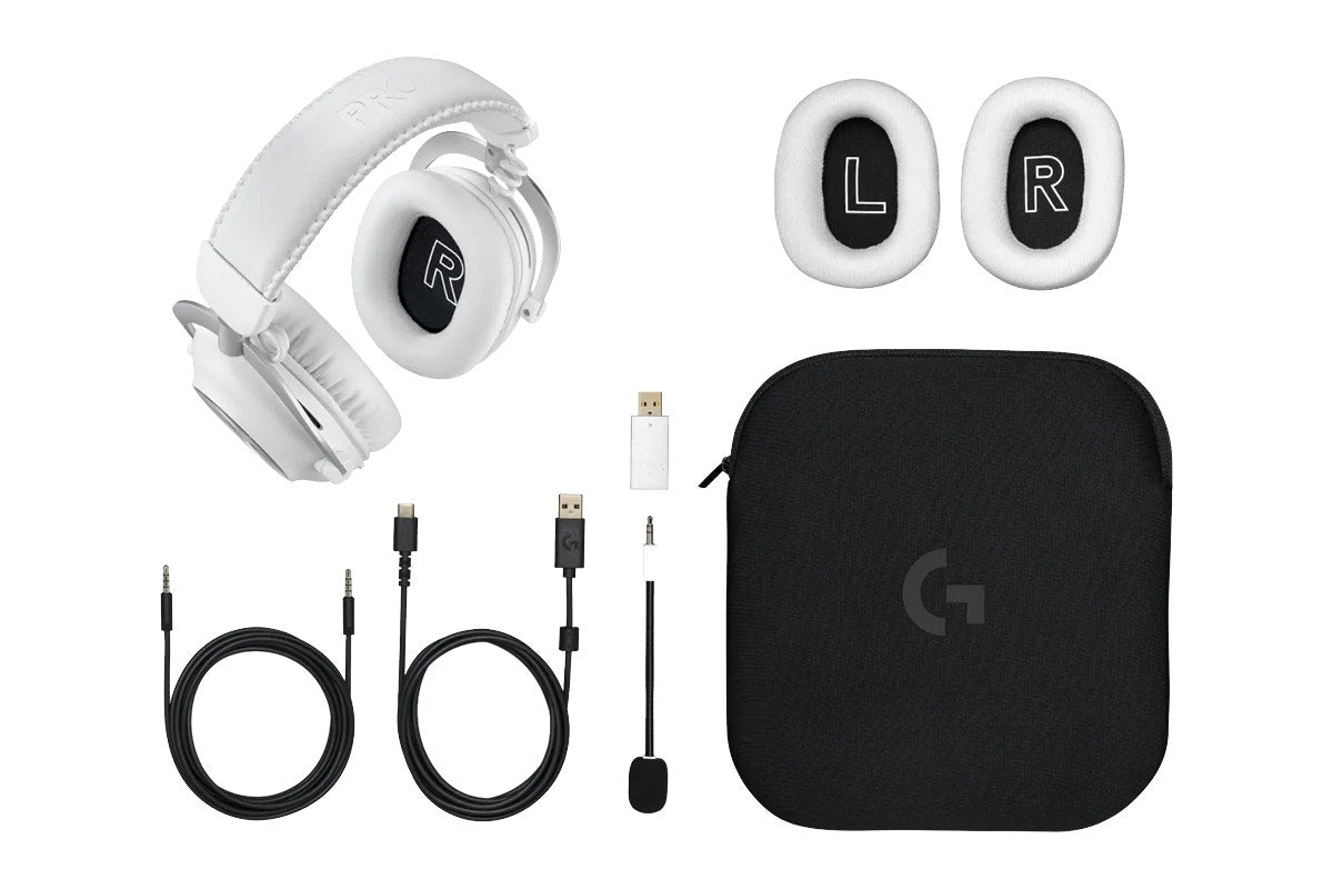 Logitech G PRO X 2 LIGHTSPEED Wireless Gaming Headset (White)