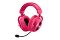 Logitech G PRO X 2 Wireless Gaming Headset - Magenta, 50mm Drivers