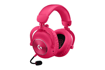 Logitech G PRO X 2 Wireless Gaming Headset - Magenta, 50mm Drivers
