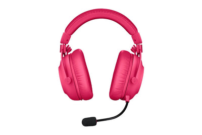 Logitech G PRO X 2 Wireless Gaming Headset - Magenta, 50mm Drivers