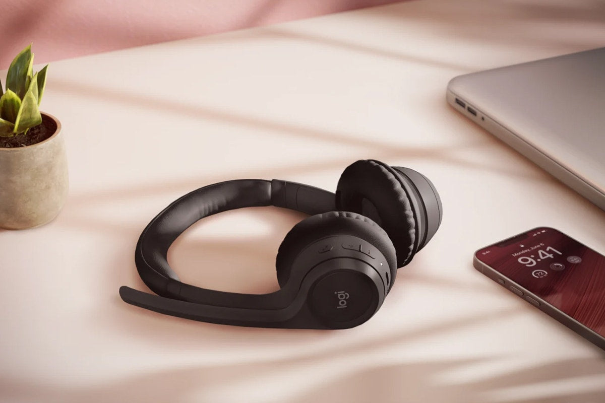 Logitech Zone 300 Wireless Over-Ear Headphones (Graphite)