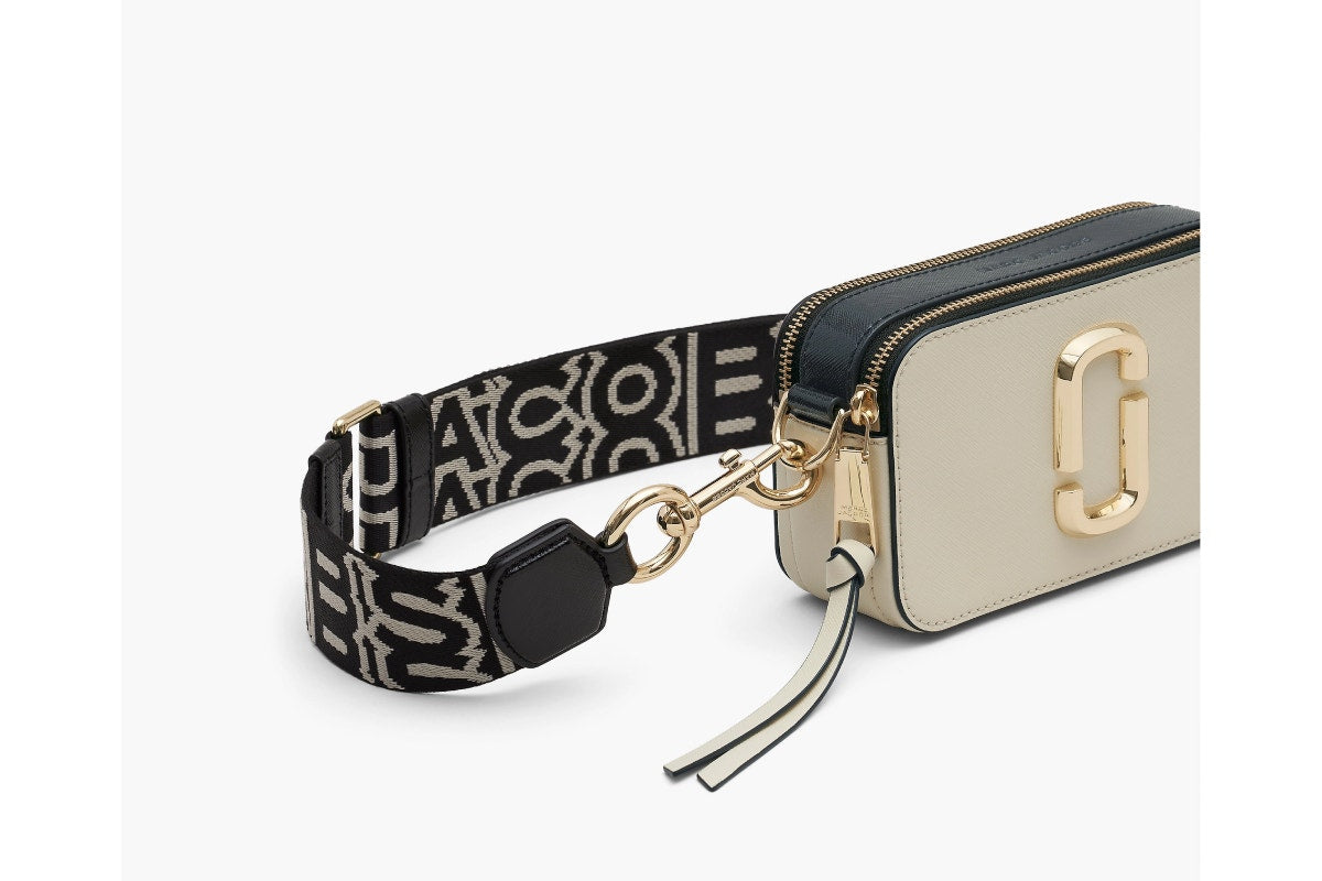 Marc Jacobs The Snapshot Crossbody Bag (New Cloud White/Multi)