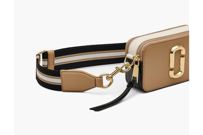 Marc Jacobs The Snapshot Crossbody Bag (Camel/Multi)