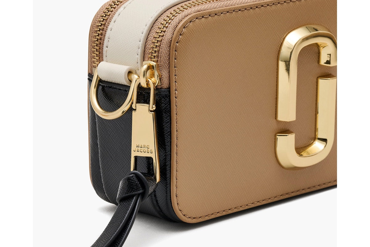 Marc Jacobs The Snapshot Crossbody Bag (Camel/Multi)