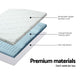 Giselle Bedding Memory Foam Mattress Topper 7-Zone 5cm Queen – view 3