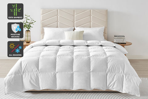 Matt Blatt 350GSM 100% Bamboo Quilt (Single) - Auzzistore