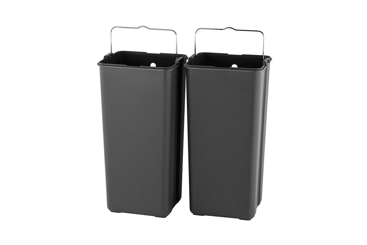 Matt Blatt 56L Dual Compartment Pedal Rubbish Bin