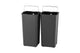 Matt Blatt 56L Dual Compartment Pedal Rubbish Bin
