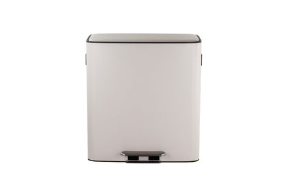 Matt Blatt 56L Dual Compartment Pedal Rubbish Bin
