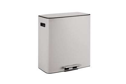 Matt Blatt 56L Dual Compartment Pedal Rubbish Bin