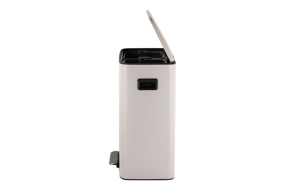 Matt Blatt 56L Dual Compartment Pedal Rubbish Bin