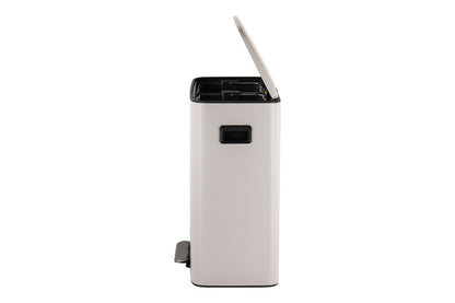 Matt Blatt 56L Dual Compartment Pedal Rubbish Bin