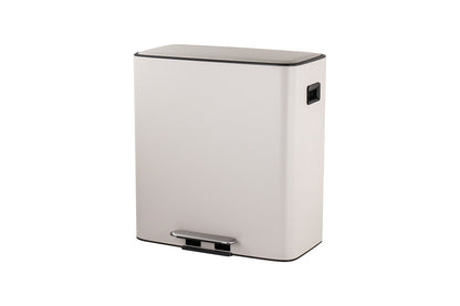 Matt Blatt 56L Dual Compartment Pedal Rubbish Bin