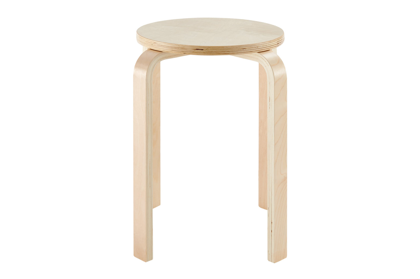 Matt Blatt Set of 4 Replica Aalto Low Stool (Natural)