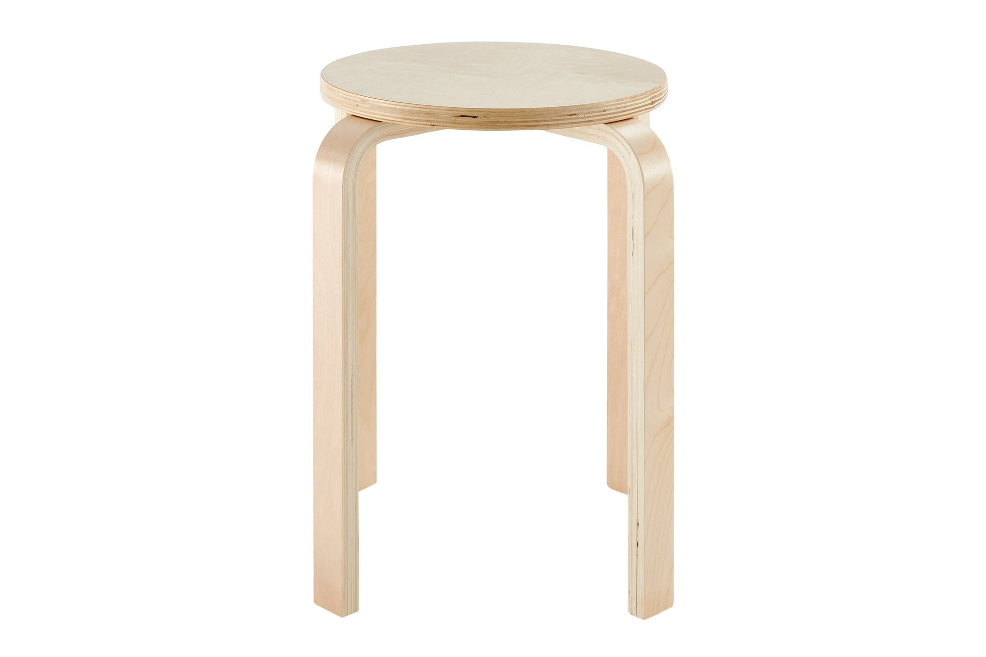 Matt Blatt Set of 4 Replica Aalto Low Stool (Natural)