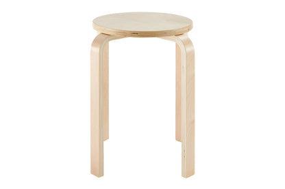 Matt Blatt Set of 4 Replica Aalto Low Stool (Natural)